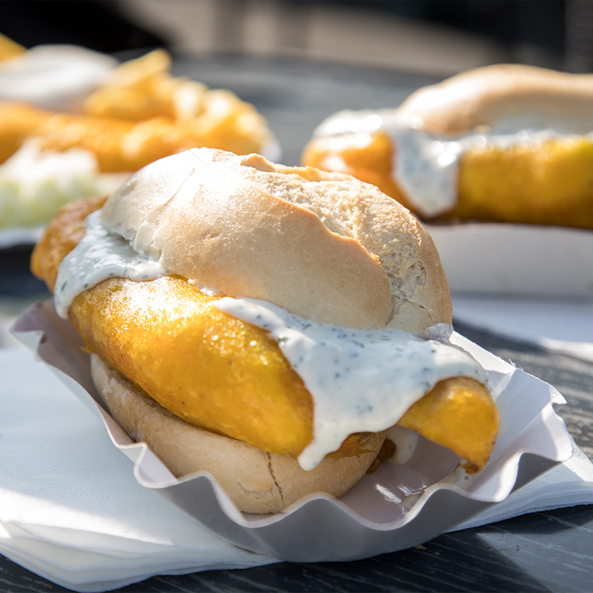 Fischbrötchen mit Remoulade