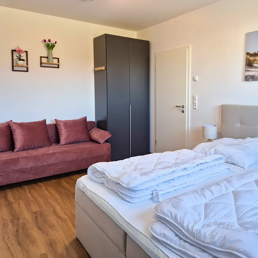 Ferienwohnung Herrlichkeit Schlafzimmer