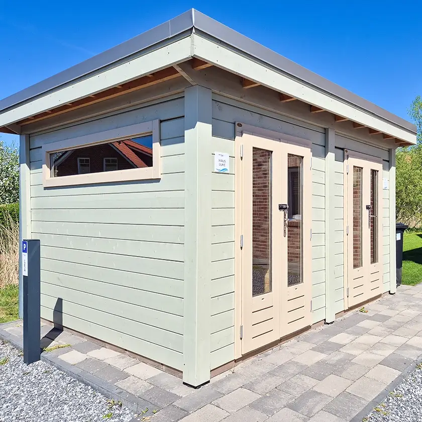 Ferienhaus Luke Gartenschuppen für Fahrräder