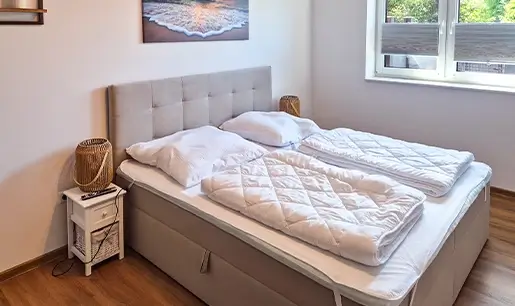 Ferienwohnung Herrlichkeit Schlafzimmer