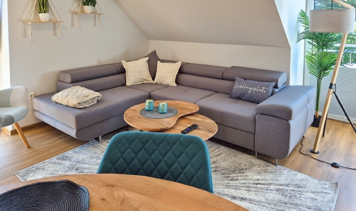 Ferienwohnung Herrlichkeit Wohnbereich