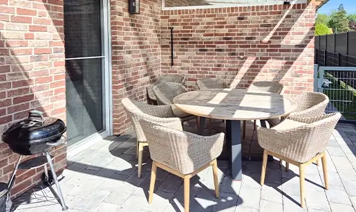 Ferienhaus Luke mit überdachter Terrasse